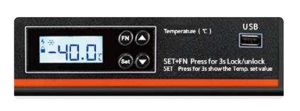 Морозильник, 106 л, до -40 °С, вертикальный, MD-40L106, Midea, Китай