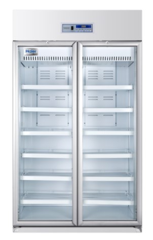 Холодильник, 890 л, +2…+8 °C, две двери со стеклом, HYC-940, Haier ...