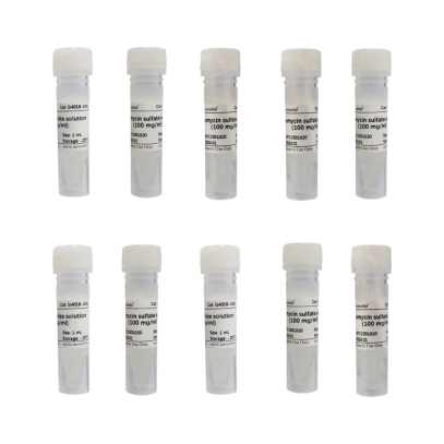 Канамицин сульфат, раствор 100 мг/мл, для культур клеток, 10×1 мл, Servicebio