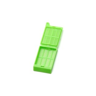 Кассета гистологическая с крышкой, 40 х 28 х 6 мм, 500 шт/упак., Sovtech