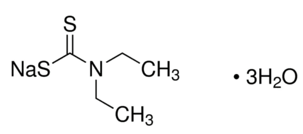 Формула натрия свинца 2. Диэтилдитиокарбамат формула. Дитиокарбамат натрия. Диэтилдитиокарбаминат натрия структура. Диэтилдитиокарбамат натрия формула.
