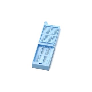Кассета гистологическая с крышкой, 40 х 28 х 6 мм, 500 шт/упак., Sovtech