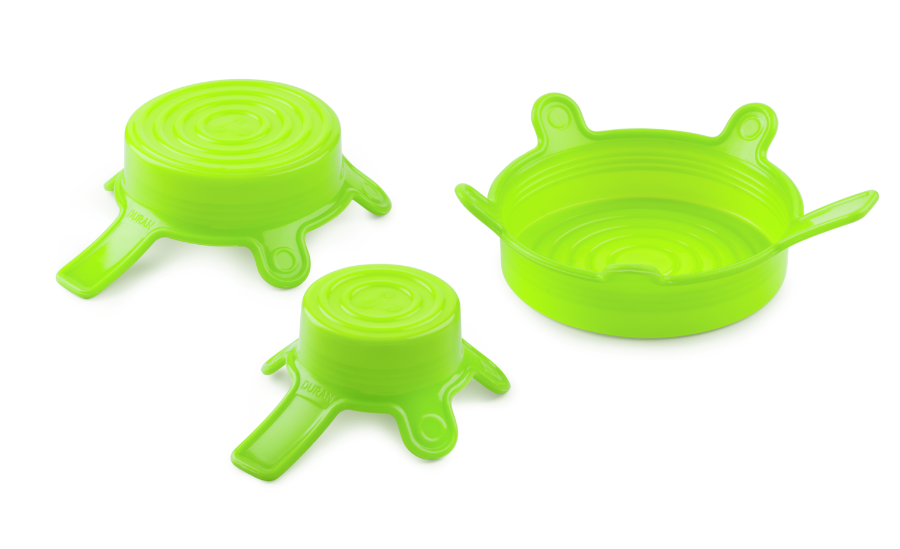 Крышки силиконовые, набор, SML, зеленый, 3 шт./уп., DWK Life Sciences