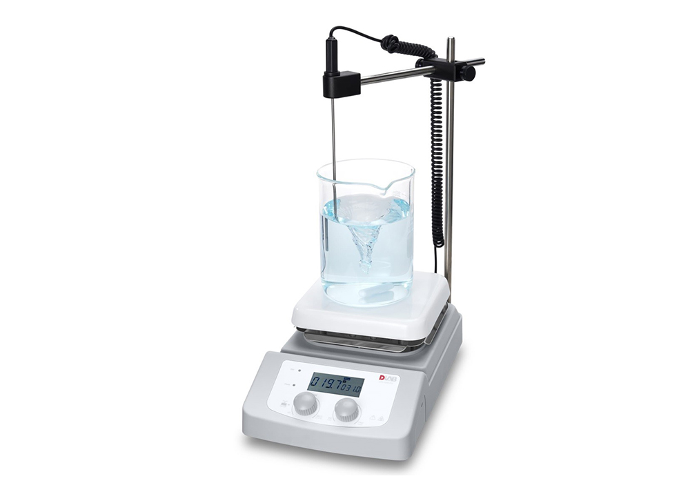 Мешалка магнитная, объём по воде 5 л, платформа 140?140 мм, нагрев до ...