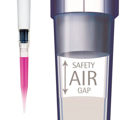 Наконечники до 10 мкл (от 0,1 мкл), стерильные, с фильтром, длина 32 мм, бесцветные, SafetySpace, 96 шт./штатив, 10 штат./уп