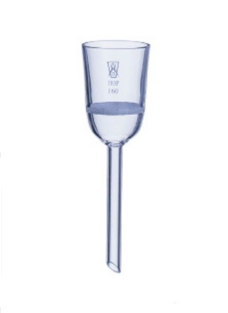 Воронка Шотта, стекло, d 40 мм, h 140 мм, d пор 100-160 мкм, Россия ...