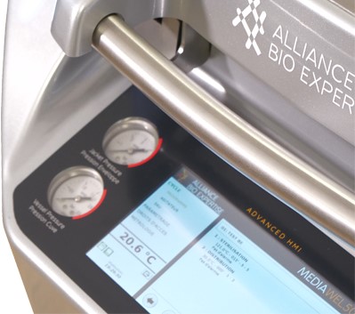 Средоварка от 5 до 50 л, стерилизация от 25 до 125 °C, от 1 до 999 мин, розлив от 25 до 80°C, Mediawel 50