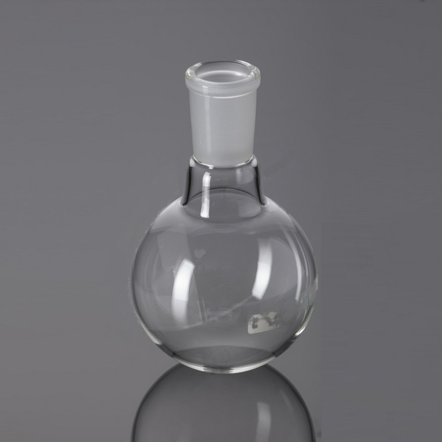 Колба круглая плоскодонная, 2000 мл, d 166 мм, шлиф 24/29, Glassco ...