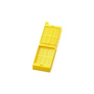 Кассета гистологическая с крышкой, 40 х 28 х 6 мм, 500 шт/упак., Sovtech