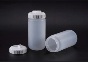 Бутыль 500 мл, PPCO, плоское дно, широкое горло, винтовая крышка с уплотнительным кольцом, 25000 g, Китай