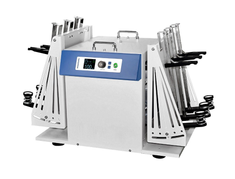 Шейкер, возвратно-поступательный для делительных воронок, амплитуда 40 мм, угол колебания до 16°, до 300 об/мин, WS-1 PLUS, Wiggens