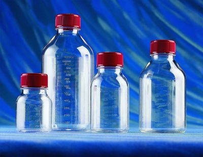 Бутыль 500 мл, ПС, d горла внешний 45 мм, стерильная, цилиндрическая форма,1 шт./уп., 12 шт./кор.