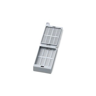 Кассета гистологическая с крышкой, 40 х 28 х 6 мм, 500 шт/упак., Sovtech