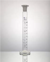 Цилиндр мерный, класс А, 2000,0 мл, ц.д. 20,0 мл, шлиф 45/40, БС, градуировка, шестиугольное основание, соответствует стандарту DIN EN ISO 4788, с сертификатом на партию, пробка полиэтиленовая, 1 шт./уп., Glasscolab, Индия