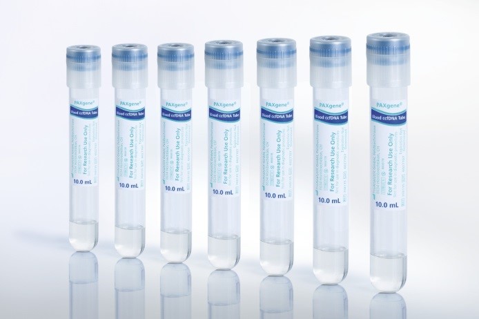 Пробирки PAXgene Blood ccfDNA содержат антикоагулянт и предназначены для сбора, транспортировки, хранения образцов крови, и стабилизации циркулирующей внеклеточной ДНК