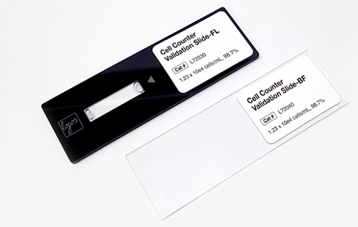 Слайд для автоматического счетчика клеток Luna-FX7, валидационный, для анализа флуоресценции, 1 шт./уп., Logos Biosystems