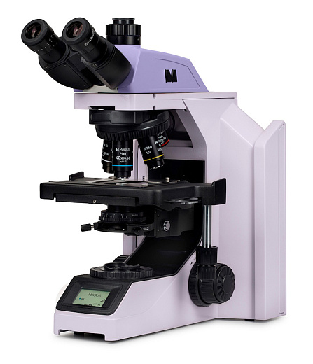 Микроскоп Magus Bio 270T, прямой, тринокуляр, СП, планахромат 4×, 10×, 40×, 100× (общий вид)