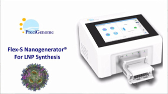Обзор прибора для синтеза липидных наночастиц Flex-S, Suzhou Precigenome, англ., 2024 г.