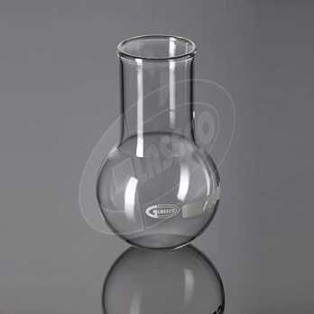 Колба круглодонная, 100 мл, d горла 34 мм, 10 шт./уп., Glassco, Индия