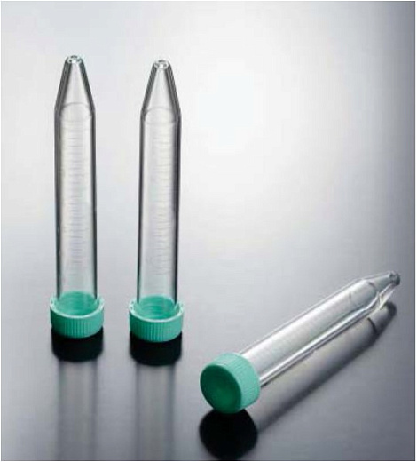 Пробирки 15 мл, ПС, резьбовые, конические, стерильные, с крышкой, без ДНКаз, РНКаз, пирогенов, бумажный штатив, 25 шт./штат., 500 шт./кор., JetBiofil