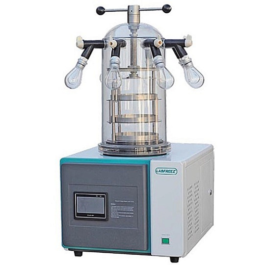 Лиофильная сушилка, до -55 °С/-80 °С, 3 л, 3 л/сутки, настольная, LAB-1-50, Labfreez, Китай