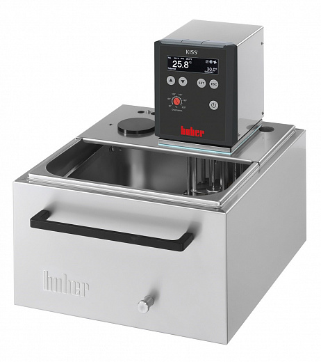 Термостат жидкостный, до +200°С, 12 л, открытая ванна из н/ж стали, внешняя и внутренняя циркуляция, KISS 212B