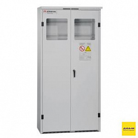 Шкаф для газовых баллонов, 3×50 л, вне здания, со смотровым окном, L-2
