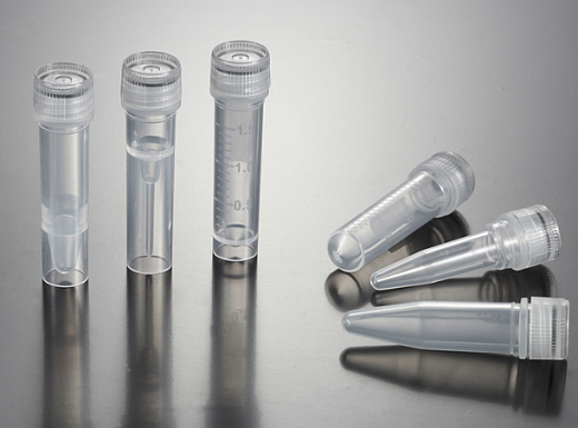 Пробирки 50 мл, резьбовые, свободностоящие, 25 шт./уп., 500 шт./кор.