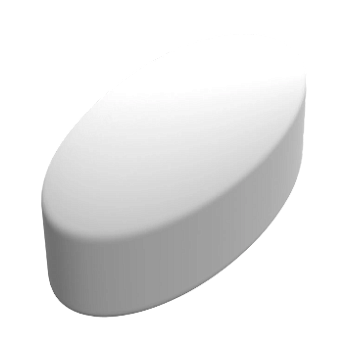 Магнитный перемешивающий элемент, в форме эллипса, 22×70 мм, DLab, Китай