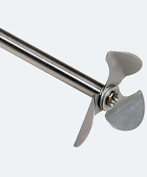 Перемешивающий элемент пропеллерный, 3 закрепленные лопасти, d 60 мм, длина 300 мм, нержавеющая сталь, Fluko