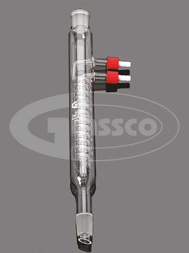 Холодильник спиральный (холодильник  Димрота), L 300 мм, керн 29/32, муфта 29/32, Glassco