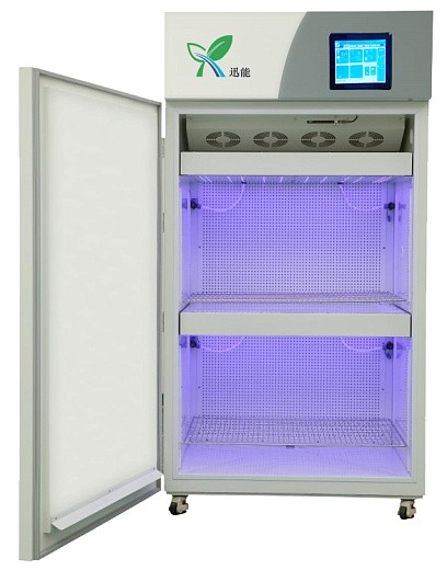 Камера роста «тепло-холод-влажность-освещение», 0...+60 °C, освещение 1100 μmol/м²/с, 2 полки, 850 л, AR-R850L2F, Xunon
