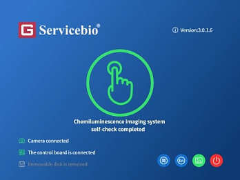 Хемидокументирующая система, охлаждение до -15 °С, тачскрин, SCG-W3000, Servicebio