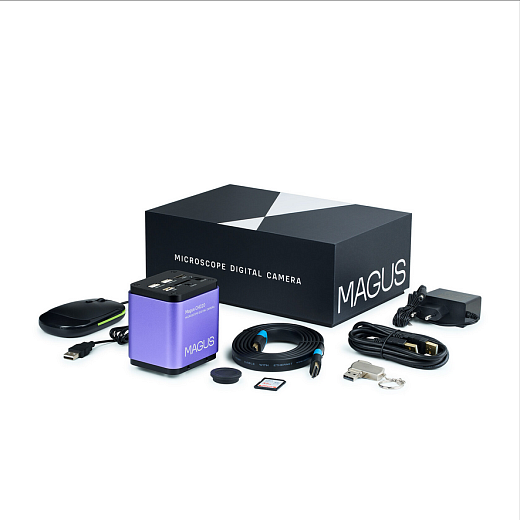 Камера цифровая цветная, 2,0 Мп, HDMI 1.4, USB 2.0, CHD20, Magus (комплект поставки)