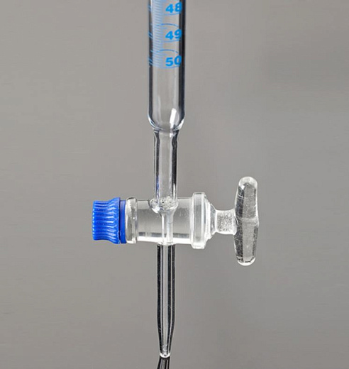 Бюретка со стеклянным краном, класс А