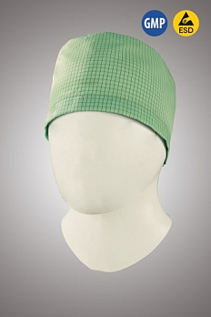 Шапочка колпак, низкая, на завязках, общий вид