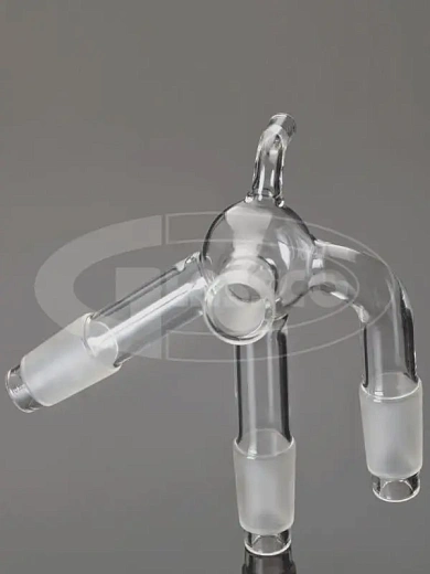 Адаптер для трех колб с винтовой резьбой, Glassco