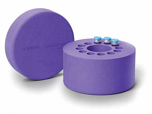 Штатив для замораживания виал 2 мл, 12 мест, скорость замораживания 1 °C/мин, фиолетовый, CoolCell SV2