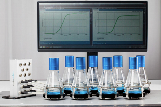 Сенсорная пластина для колб 100 мл для зажимов Infors, Aquila Biolabs Фото 2