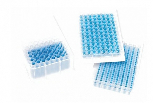 Планшет глубоколуночный, 96/1000, U-образное дно, квадратная лунка, прозрачная рамка, стер., 1 шт/уп, 40 шт/кор.