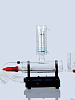 Бидистиллятор 2,5 л/ч, 1 мкСм/см, стекло, без бака, GLWS25DG, Glassco
