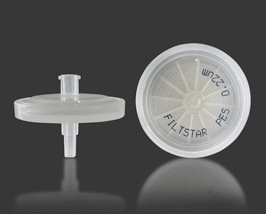 Фильтрующая насадка, d пор 0,22 мкм, d мембраны 13 мм, полиэфирсульфон (PES), 100 шт./уп.