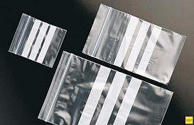 Пакеты 10×15 см, с молнией и маркировочными полосами, 100 шт./уп.