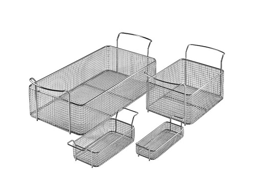 Корзина для ультразвуковой ванны, нержавеющая сталь 18/10, 262х190х125 мм, ячейки 8х8х1 мм, 1 шт., Bochem