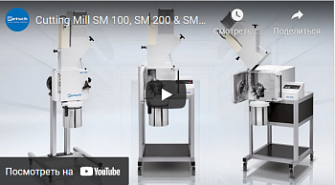 Режущие мельницы SM 100, SM 200 и SM 300, Retsch, англ., 2021 г.