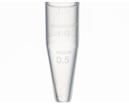 Пробирки типа Эппендорф, 1,5 мл, до 25000 g, крышка EasyFlip, градуированные, бесцветные, ПП