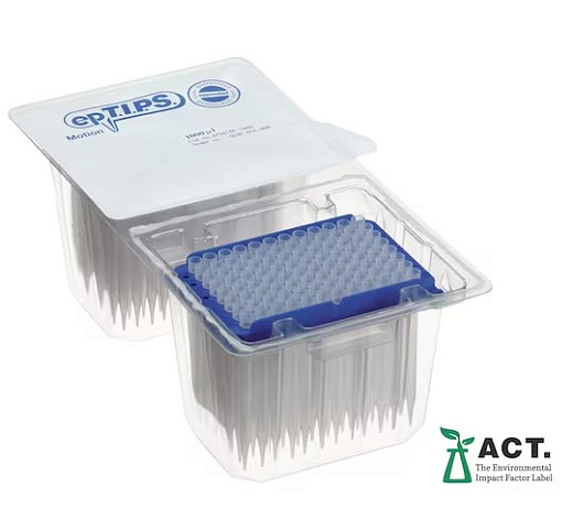 Наконечники до 1000 мкл, стерильные, с фильтром PCR clean, epT.I.P.S. Motion Reload System, 24 кассет×96 шт., Eppendorf