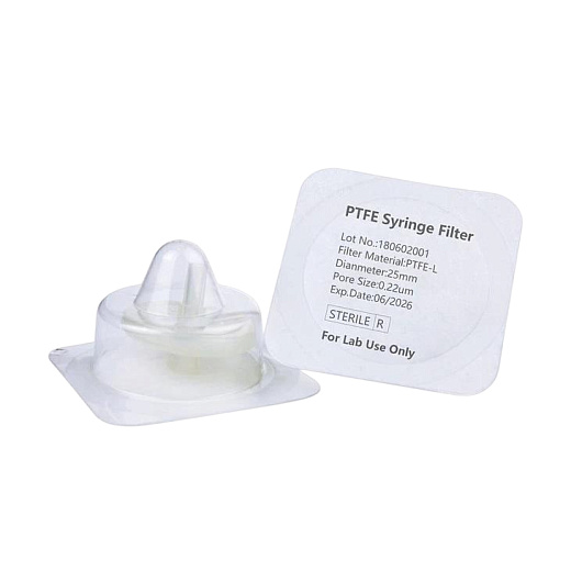 Фильтрующая насадка, d пор 0,22 мкм, d мембраны 25 мм, политетрафторэтилен (PTFE), стерильная, ALWSCI Technologies