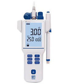рН-метр, -2-14±0,01, портативный, электрод E-201F, PH110B, серия 110B, MT Measurement