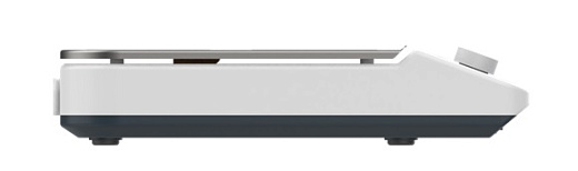 Мешалка магнитная, объем по воде 0,5 л на 1 место, 4 места, платформа 110×110 мм на 1 место, нагрев до 120 °С, 50-1200 об/мин, MHS4Pro, вид сбоку, Joan, Китай